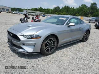 2021 Ford Mustang EcoBoost with VIN 1FA6P8TH8M5116860, listed as a Copart auction lot 59227495 with 66,207 mi miles and Salvage title. Bid and sale history available at DreamBid. Image 1.