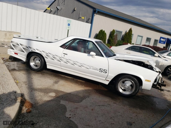 1984 Chevrolet El Camino with VIN 1GCCW80H2ER169455, listed as a Copart auction lot 72604474 with 504 mi miles and Non Repairable. Bid and sale history available at carsss.com. Image 4.
