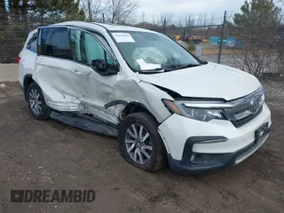 2019 Honda Pilot EX-L with VIN 5FNYF6H5XKB028185, listed as a IAAI auction lot 41678462 with 1 mi miles. Bid and sale history available at carsss.com. Image 1.