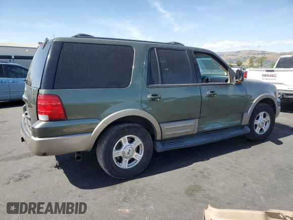 2003 Ford Expedition Eddie Bauer with VIN 1FMFU17L53LA57569, listed as a Copart auction lot 57427235 with Not provided miles and Salvage title. Bid and sale history available at DreamBid. Image 3.