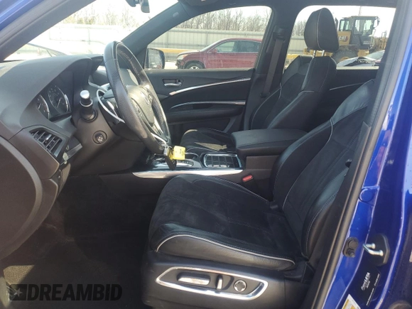2020 Acura MDX Technology with VIN 5J8YD4H08LL021282, listed as a Copart auction lot 49643005 with 114,218 mi miles and Salvage title. Bid and sale history available at DreamBid. Image 7.