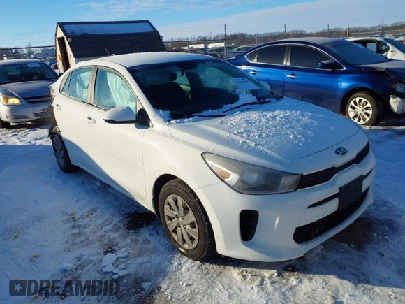 2020 Kia Rio S with VIN 3KPA24AD8LE302090, listed as a IAAI auction lot 41313049 with 80,021 mi miles. Bid and sale history available at carsss.com. Image 1.