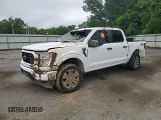 2022 Ford F-150 XL with VIN 1FTFW1E58NKD55917, listed as a Copart auction lot 54218595 with 64,488 mi miles and Salvage title. Bid and sale history available at DreamBid. Image 1.