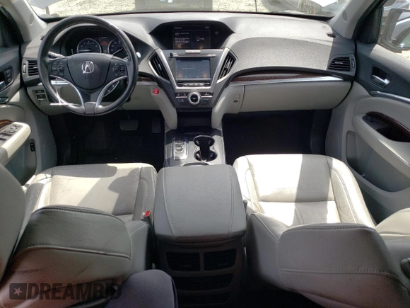 2018 Acura MDX with VIN 5J8YD3H38JL008775, listed as a Copart auction lot 54273925 with 104,233 mi miles and Salvage title. Bid and sale history available at DreamBid. Image 8.