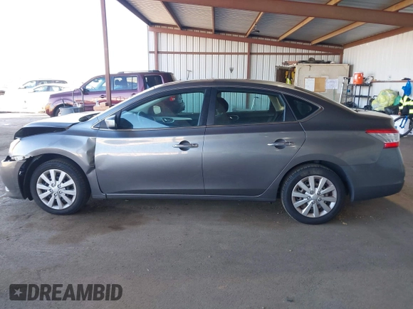 2015 Nissan Sentra SV with VIN 3N1AB7AP8FY343031, listed as a IAAI auction lot 41397415 with 161,620 mi miles. Bid and sale history available at carsss.com. Image 13.