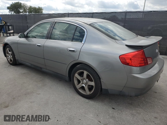 2004 Infiniti G35 w/Leather with VIN JNKCV51E64M612917, listed as a Copart auction lot 53090925 with 85,284 mi miles and Salvage Title. Bid and sale history available at DreamBid. Image 2.
