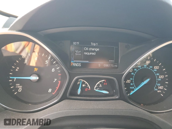 2014 Ford Escape SE with VIN 1FMCU9GX3EUB19987, listed as a Copart auction lot 64042695 with 96,775 mi miles and Salvage title. Bid and sale history available at DreamBid. Image 9.