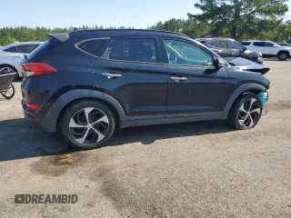 2016 Hyundai Tucson Limited z VIN KM8J33A24GU103286, wystawiony jako Copart lot #57855445 z przebiegiem 69 627 mil mil oraz Czysty tytuł • Clean title. Historia ofert i sprzedaży dostępna na DreamBid. Obrazek 3.