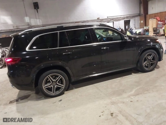 2024 Mercedes-Benz GLS with VIN 4JGFF5KE7RB223406, listed as a IAAI auction lot 41274448 with 1,627 mi miles. Bid and sale history available at carsss.com. Image 4.