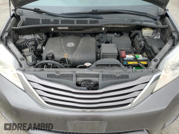 2017 Toyota Sienna LE Auto Access Seat with VIN 5TDKZ3DC4HS831577, listed as a Copart auction lot 47411595 with 115,621 mi miles and Salvage Title. Bid and sale history available at DreamBid. Image 14.