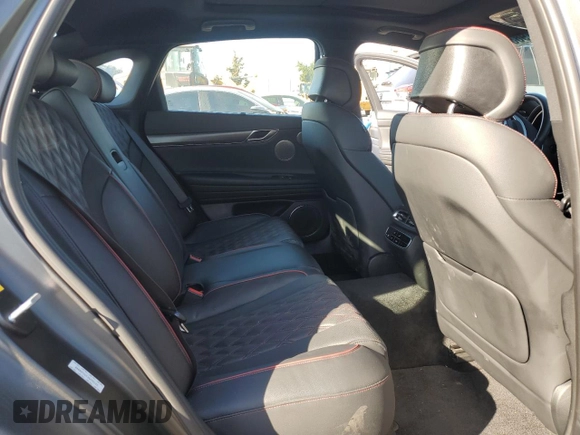 2023 Genesis G80 2.5T with VIN KMTGA4SC1PU166008, listed as a Copart auction lot 79831594 with 12,628 mi miles and Salvage Title. Bid and sale history available at DreamBid. Image 10.
