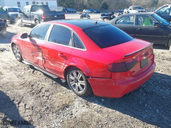 2010 Audi A4 2.0T Premium Plus with VIN WAUFFAFL1AN038872, listed as a IAAI auction lot 41295934 with 220,981 mi miles. Bid and sale history available at carsss.com. Image 3.