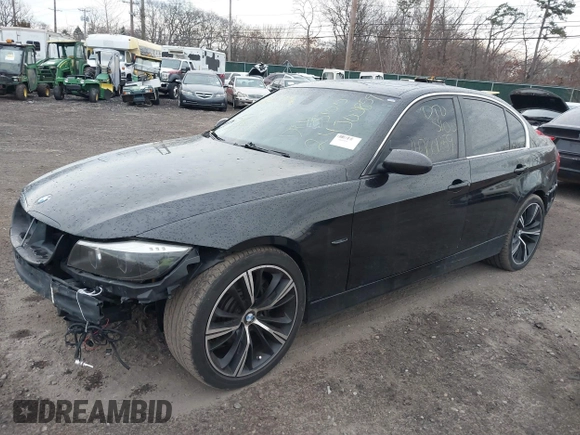2008 BMW 3 Series 335xi with VIN WBAVD53598A009670, listed as a IAAI auction lot 38985826 with 999,999 mi miles. Bid and sale history available at carsss.com. Image 2.