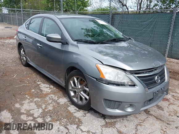 2013 Nissan Sentra SR with VIN 3N1AB7AP3DL645045, listed as a IAAI auction lot 41909539 with 155,220 mi miles and . Bid and sale history available at DreamBid. Image 1.