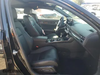 2025 Honda Civic Sedan Hybrid Sport with VIN 2HGFE4F86SH301081, listed as a Copart auction lot 47089745 with 25,836 mi miles and Salvage Title. Bid and sale history available at carsss.com. Image 7.