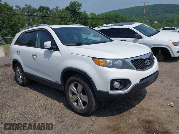 2013 Kia Sorento EX with VIN 5XYKUDA61DG384037, listed as a IAAI auction lot 42449718 with 173,688 mi miles and . Bid and sale history available at DreamBid. Image 1.