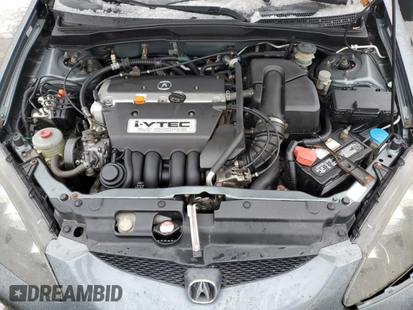 2006 Acura RSX with VIN JH4DC53826S018499, listed as a Copart auction lot 44293795 with 107,783 mi miles and Salvage title. Bid and sale history available at DreamBid. Image 12.