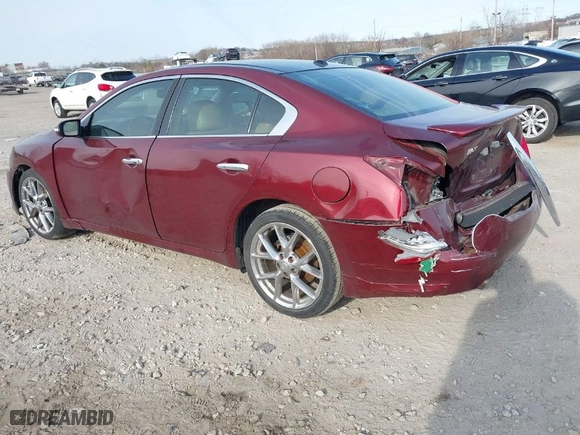 2009 Nissan Maxima 3.5 SV w/Premium Pkg with VIN 1N4AA51E49C813089, listed as a IAAI auction lot 41752924 with NaN miles. Bid and sale history available at carsss.com. Image 3.
