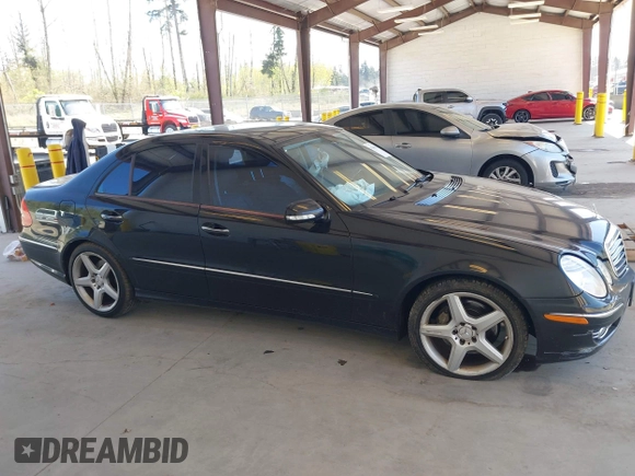 2009 Mercedes-Benz E-Class Luxury 3.5L with VIN WDBUF56X29B409585, listed as a IAAI auction lot 42046431 with 217,755 mi miles. Bid and sale history available at carsss.com. Image 13.