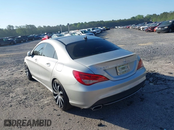2015 Mercedes-Benz CLA 250 with VIN WDDSJ4GB1FN198786, listed as a IAAI auction lot 42060281 with 163,979 mi miles and . Bid and sale history available at DreamBid. Image 3.