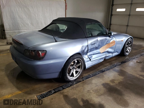2004 Honda S2000 with VIN JHMAP21474T003557, listed as a Copart auction lot 51463145 with 228,020 mi miles and Salvage Title. Bid and sale history available at DreamBid. Image 3.