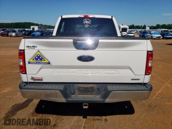 2018 Ford F-150 XL with VIN 1FTEW1CP6JKF21152, listed as a Copart auction lot 58064955 with 66,371 mi miles and Salvage title. Bid and sale history available at DreamBid. Image 6.