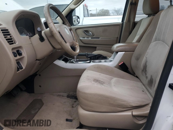 2005 Mercury Mariner Luxury z VIN 4M2YU56195DJ21222, wystawiony jako Copart lot #81573504 z przebiegiem 243 102 mil mil oraz Tytuł czysty. Historia ofert i sprzedaży dostępna na DreamBid. Obrazek 7.