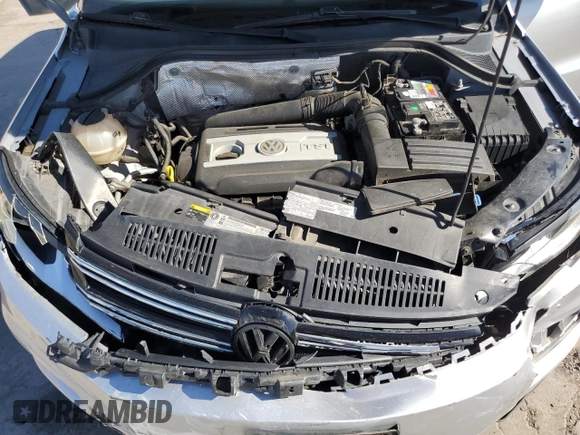 2017 Volkswagen Tiguan S with VIN WVGAV7AX3HK008793, listed as a Copart auction lot 54086385 with 82,400 mi miles and Salvage Title. Bid and sale history available at DreamBid. Image 12.