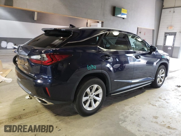 2017 Lexus RX with VIN 2T2BZMCAXHC093004, listed as a Copart auction lot 43009203 with 36,823 mi miles. Bid and sale history available at carsss.com. Image 3.