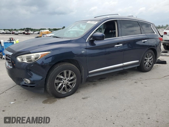 2015 Infiniti QX60 with VIN 5N1AL0MM5FC553884, listed as a Copart auction lot 57854135 with 115,633 mi miles and Clean title. Bid and sale history available at DreamBid. Image 1.
