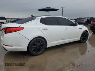 2013 Kia Optima EX z VIN 5XXGN4A75DG229393, wystawiony jako Copart lot #55855855 z przebiegiem 160 037 mil mil oraz Szkoda całkowita • Salvage title. Historia ofert i sprzedaży dostępna na DreamBid. Obrazek 3.