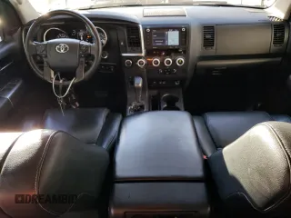 2020 Toyota Sequoia SR5 with VIN 5TDBY5G14LS180176, listed as a Copart auction lot 79800654 with 55,110 mi miles and Salvage Title. Bid and sale history available at carsss.com. Image 8.