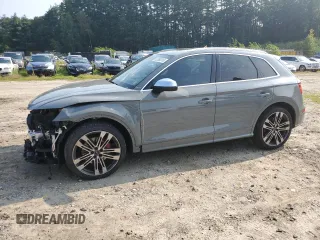 2019 Audi SQ5 Prestige with VIN WA1C4AFY1K2003060, listed as a Copart auction lot 62380313 with 5,163 mi miles. Bid and sale history available at carsss.com. Image 1.