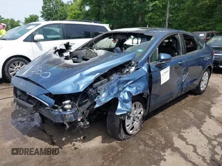 2019 Ford Fusion S z VIN 3FA6P0G79KR267560, wystawiony jako IAAI lot #41780868 z przebiegiem Nie podano mil oraz . Historia ofert i sprzedaży dostępna na DreamBid. Obrazek 2.