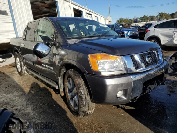 2008 Nissan Titan SE with VIN 1N6BA07D88N346095, listed as a Copart auction lot 81710484 with 90,568 mi miles and Salvage Title. Bid and sale history available at carsss.com. Image 4.