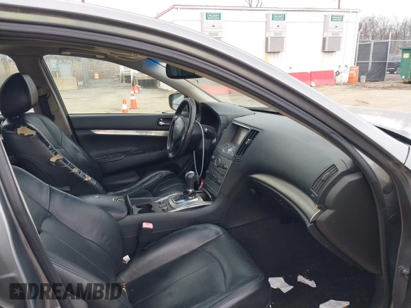 2011 Infiniti G25 x with VIN JN1DV6AR1BM653907, listed as a IAAI auction lot 41628344 with 158,949 mi miles. Bid and sale history available at carsss.com. Image 5.