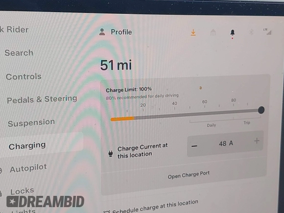 2021 Tesla Model S Plaid with VIN 5YJSA1E62MF447509, listed as a IAAI auction lot 42509281 with 32,372 mi miles and . Bid and sale history available at DreamBid. Image 18.