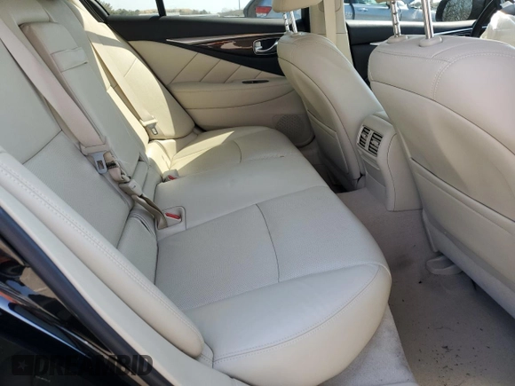 2015 Infiniti Q50 Premium with VIN JN1BV7ARXFM406453, listed as a Copart auction lot 54661515 with 77,298 mi miles and Salvage Title. Bid and sale history available at carsss.com. Image 10.