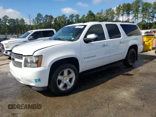 2008 Chevrolet Suburban LTZ with VIN 1GNFK16Y68R279024, listed as a Copart auction lot 72581004 with 109,305 mi miles and Salvage Title. Bid and sale history available at carsss.com. Image 1.