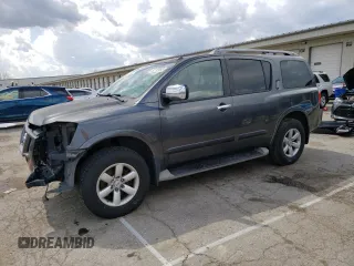 2010 Nissan Armada Titanium z VIN 5N1AA0NC5AN600307, wystawiony jako Copart lot #52793295 z przebiegiem 142 816 mil mil oraz Szkody całkowita. Historia ofert i sprzedaży dostępna na DreamBid. Obrazek 1.