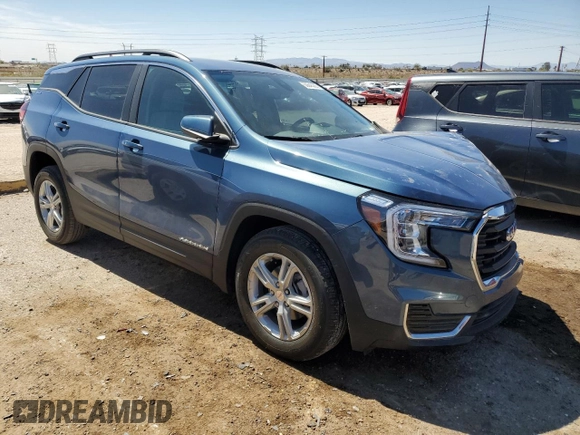 2024 GMC Terrain SLE with VIN 3GKALMEG5RL120387, listed as a Copart auction lot 50645365 with 5,059 mi miles and Salvage Title. Bid and sale history available at carsss.com. Image 4.