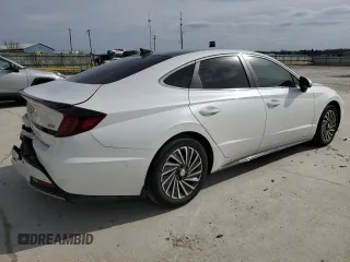 2022 Hyundai Sonata Hybrid Limited with VIN KMHL54JJ4NA038258, listed as a Copart auction lot 39828513 with 28,261 mi miles. Bid and sale history available at carsss.com. Image 3.