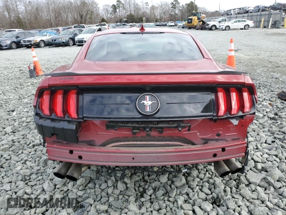2022 Ford Mustang EcoBoost with VIN 1FA6P8TD0N5100554, listed as a Copart auction lot 88892045 with 25,236 mi miles and Salvage Title. Bid and sale history available at carsss.com. Image 6.