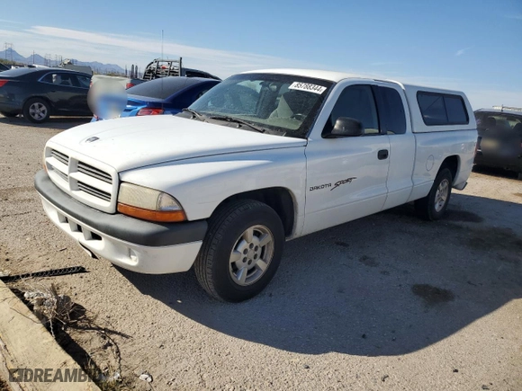 2001 Dodge Dakota with VIN 1B7GL22X41S130350, listed as a Copart auction lot 85788344 with 235,825 mi miles and Salvage Title. Bid and sale history available at carsss.com. Image 1.