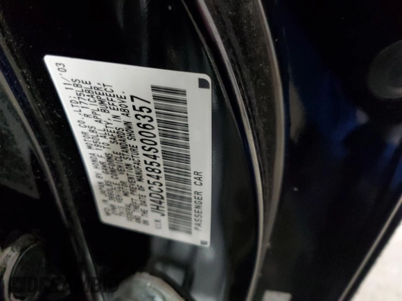 2004 Acura RSX z VIN JH4DC54854S006357, wystawiony jako Copart lot #46134555 z przebiegiem 143 040 mil mil oraz Szkody całkowita. Historia ofert i sprzedaży dostępna na DreamBid. Obrazek 12.