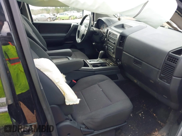 2012 Nissan Titan S with VIN 1N6AA0EC1CN322929, listed as a IAAI auction lot 41792414 with 124,182 mi miles. Bid and sale history available at carsss.com. Image 5.