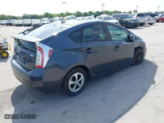 2012 Toyota Prius One with VIN JTDKN3DU4C1591831, listed as a IAAI auction lot 41918102 with 167,443 mi miles. Bid and sale history available at carsss.com. Image 4.