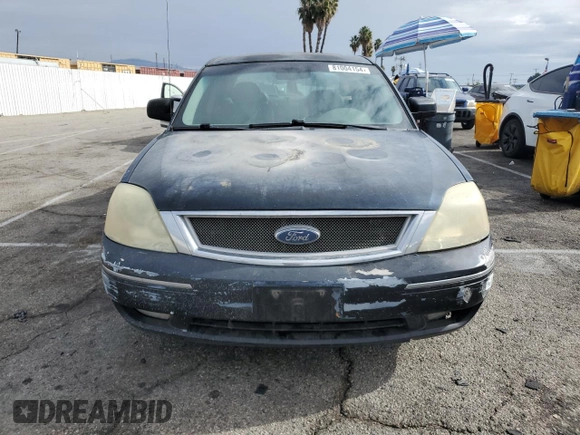 2007 Ford Five Hundred SEL with VIN 1FAHP24197G104300, listed as a Copart auction lot 81004154 with 0 mi miles and Salvage Title. Bid and sale history available at carsss.com. Image 5.