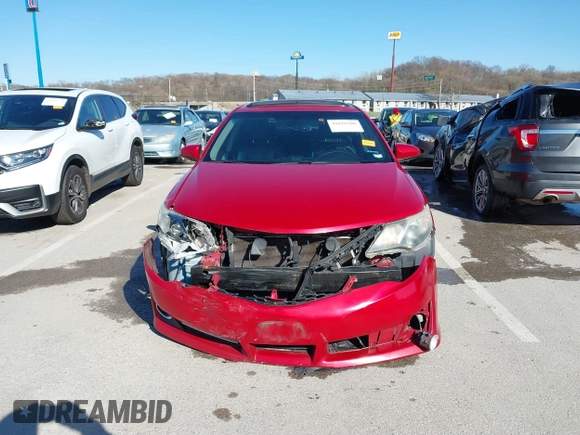2012 Toyota Camry SE with VIN 4T1BK1FK5CU521306, listed as a IAAI auction lot 41820580 with 167,355 mi miles. Bid and sale history available at carsss.com. Image 12.