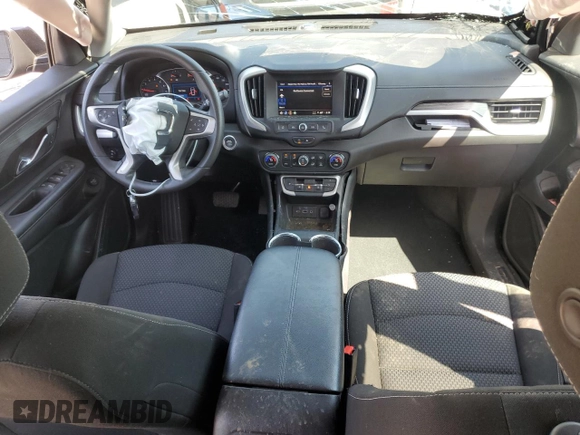 2022 GMC Terrain SLE z VIN 3GKALMEV0NL293548, wystawiony jako Copart lot #51982185 z przebiegiem 56 695 mil mil oraz Szkoda całkowita • Salvage title. Historia ofert i sprzedaży dostępna na DreamBid. Obrazek 8.